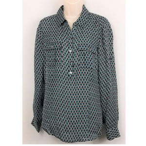 White House Black Market Silk Blouse